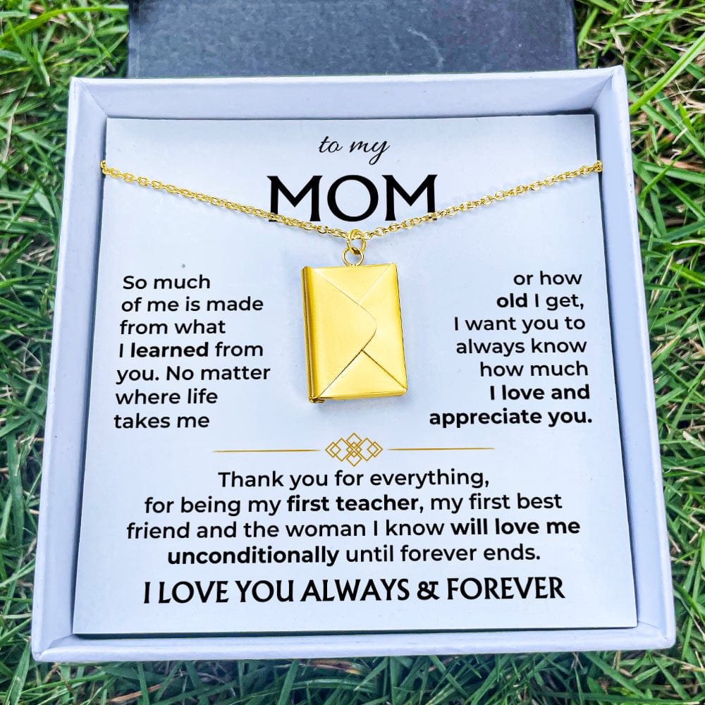 Jewelry To My Mom - Love Letter Necklace - Gift Set - SS608E