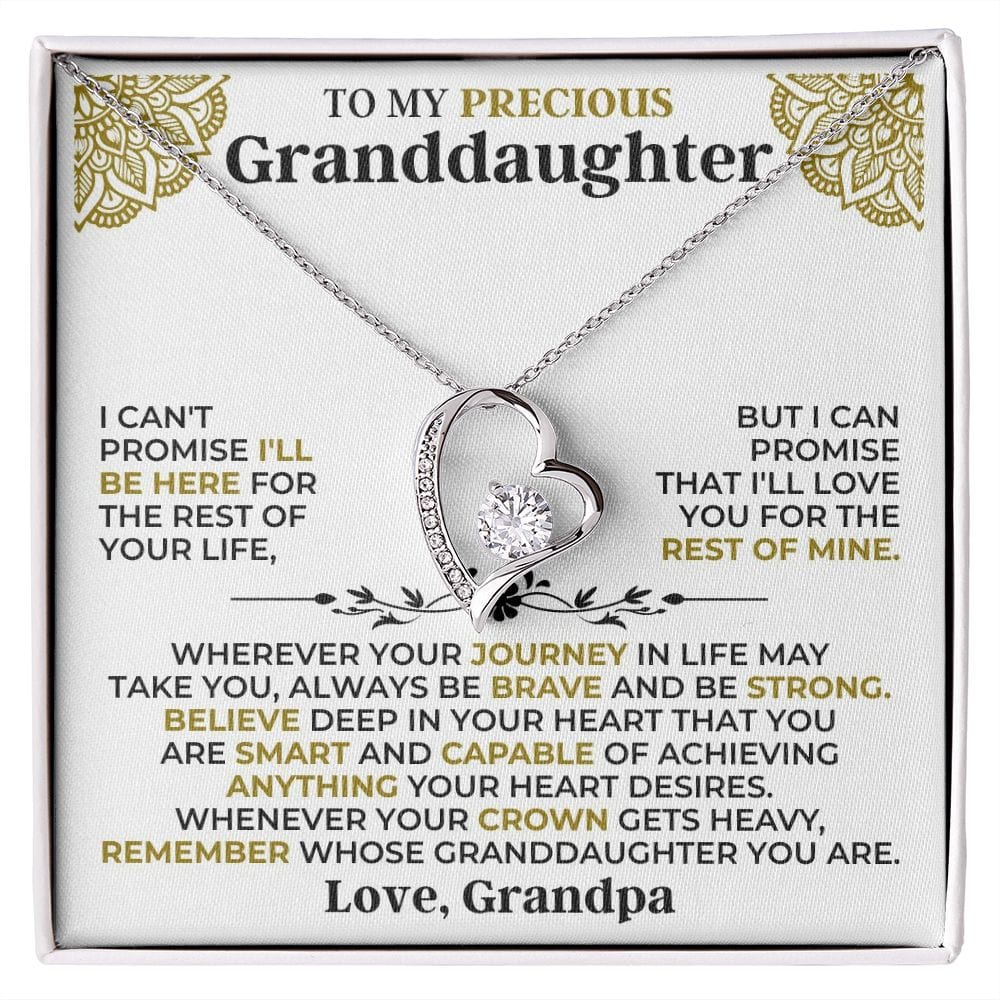 Jewelry To My Precious Granddaughter - Forever Love Gift Set - SS117FL