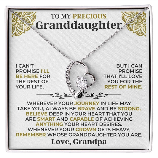 Jewelry To My Precious Granddaughter - Forever Love Gift Set - SS117FL