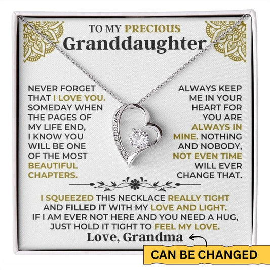 Jewelry To My Precious Granddaughter - Forever Love Gift Set - SS514