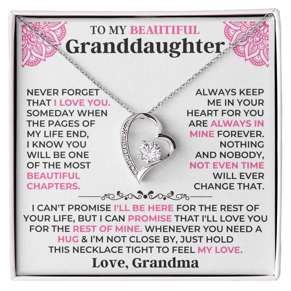 Jewelry To My Precious Granddaughter - Forever Love Gift Set - SS515