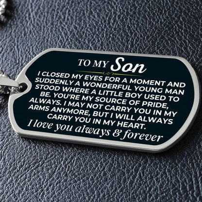Jewelry To My Son - Love Tag - SS508