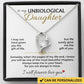 Jewelry To My Unbiological Daughter - Personalized Forever Love Gift Set - SS572