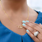 Jewelry To My Wife - 0.07 Ct Solid 10k Gold w/ 18 Single-cut Diamonds - Gift Set - SS568