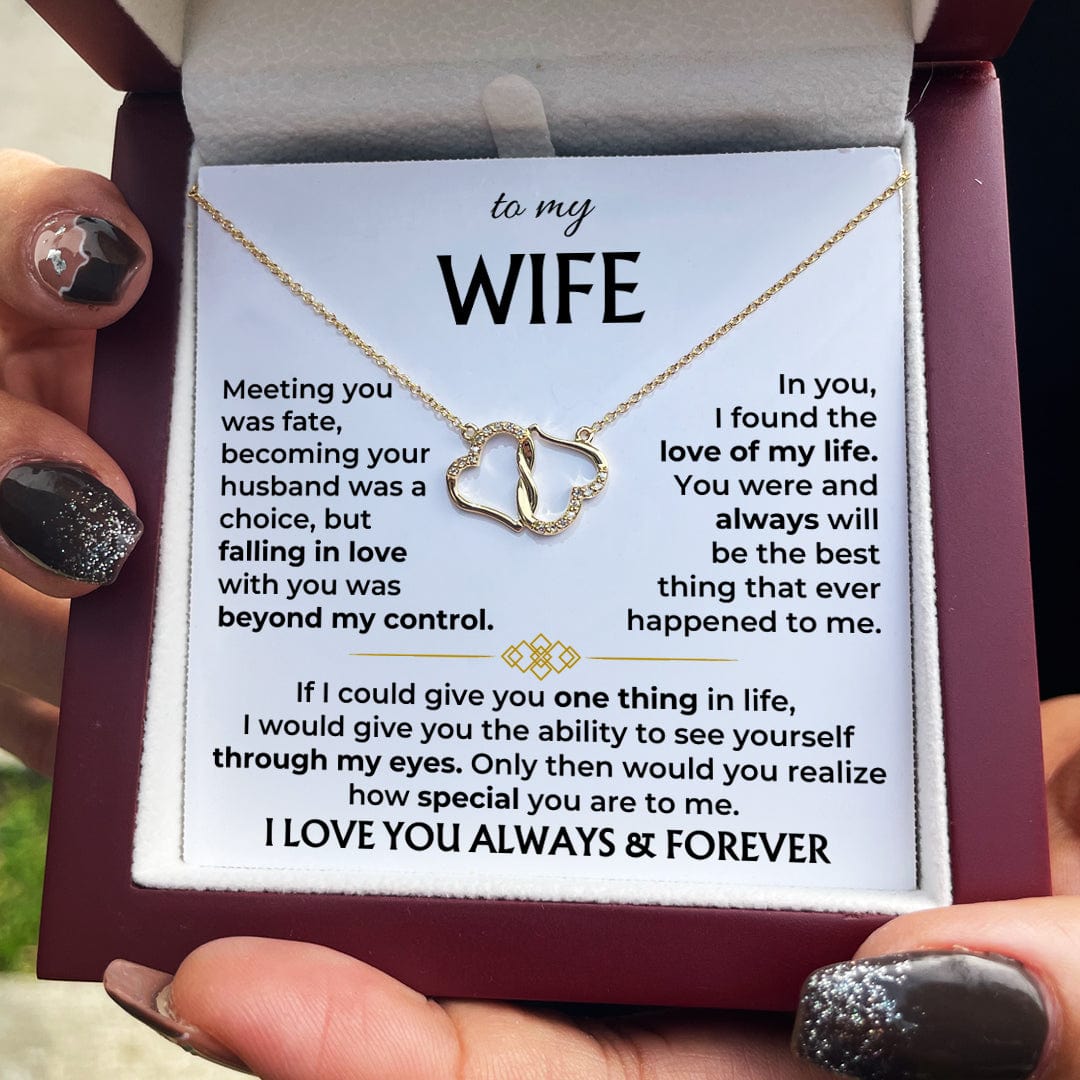 Jewelry To My Wife - 0.07 Ct Solid 10k Gold w/ 18 Single-cut Diamonds - Gift Set - SS568