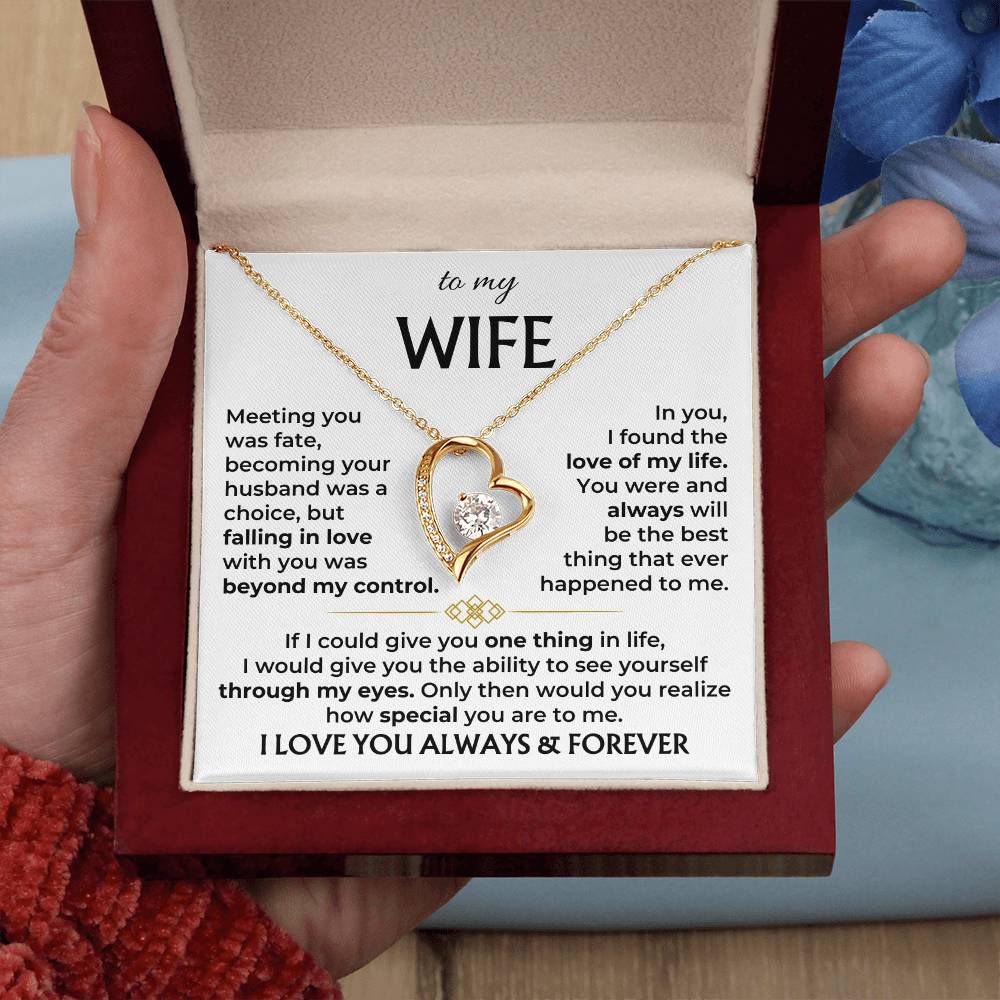 Jewelry To My Wife - Forever Love Necklace Gift Set - SS568