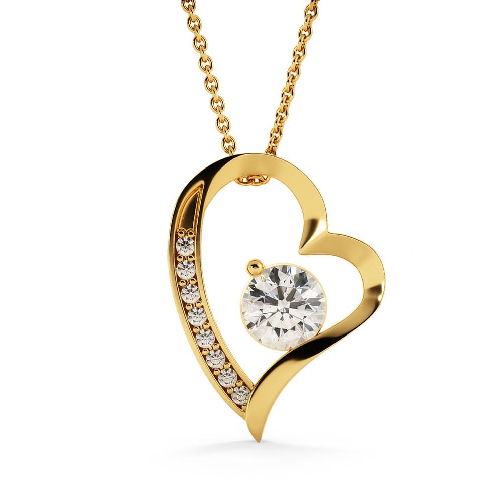 Jewelry To The Love of My Life Personalized Forever Love Necklace Gift Set – SS623