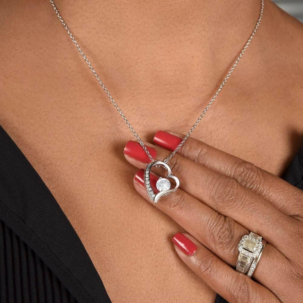 Jewelry To The Love of My Life Personalized Forever Love Necklace Gift Set – SS623