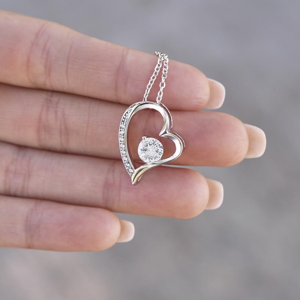 Jewelry To The Love of My Life Personalized Forever Love Necklace Gift Set – SS623