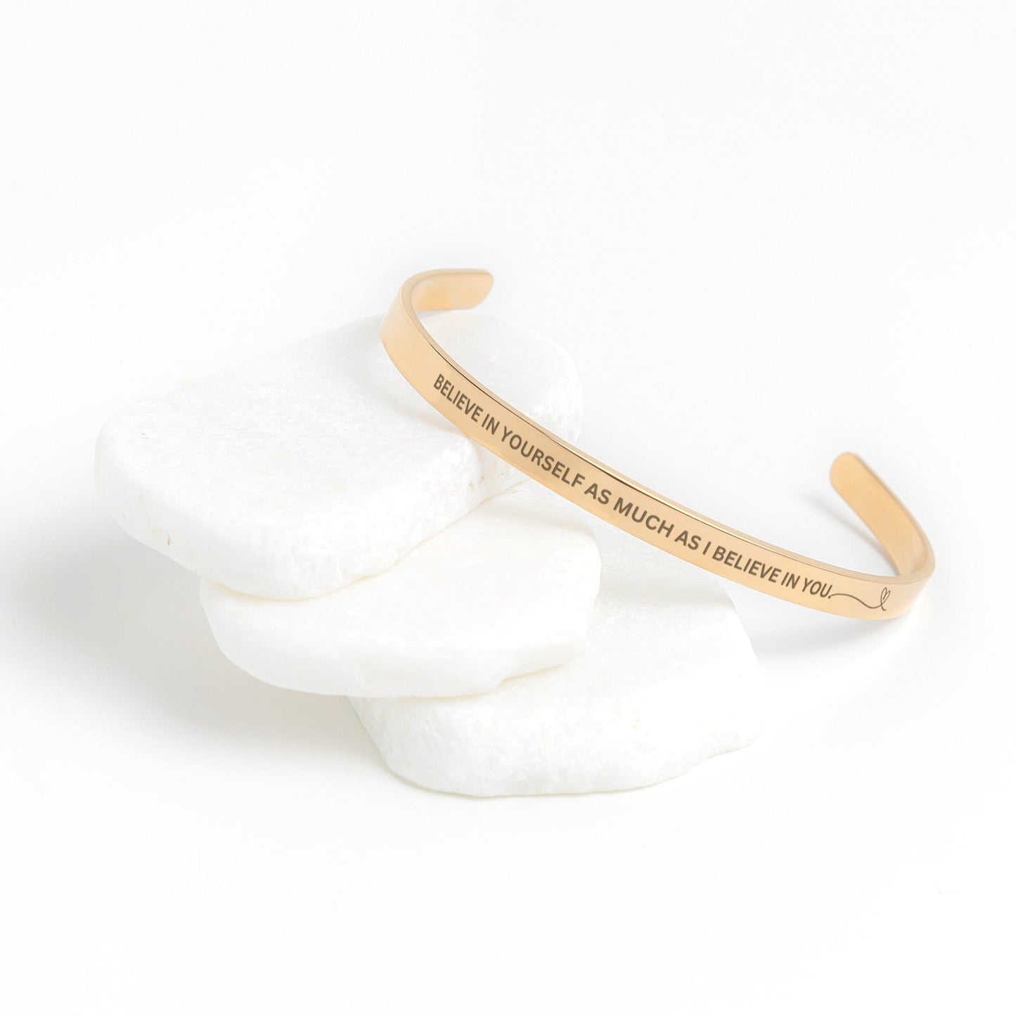 Jewelry "Whenever your crown gets heavy, remember whose daughter you are" - Cuff Bracelet - SS489
