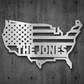 Wall Art American Family - Personalized Metal Art
