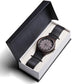 Watches To My Grandson - Love, PopPop - Engraved Wood Watch - SS146POP