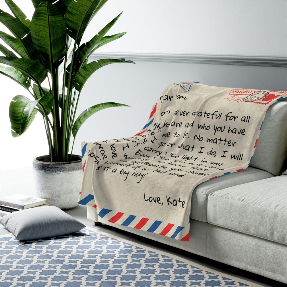 All Over Prints Dear Mom - Personalized Giant Love Letter Blanket - SS453