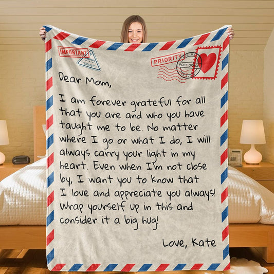 All Over Prints Dear Mom - Personalized Giant Love Letter Blanket - SS453