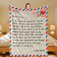 All Over Prints Dear Mom - Personalized Giant Love Letter Blanket - SS453