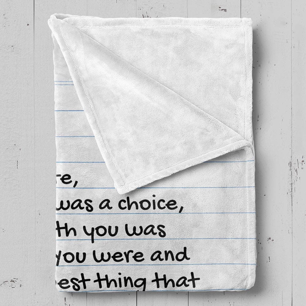 Personalized Giant Love Letter for Husband Comfy Blanket SS323