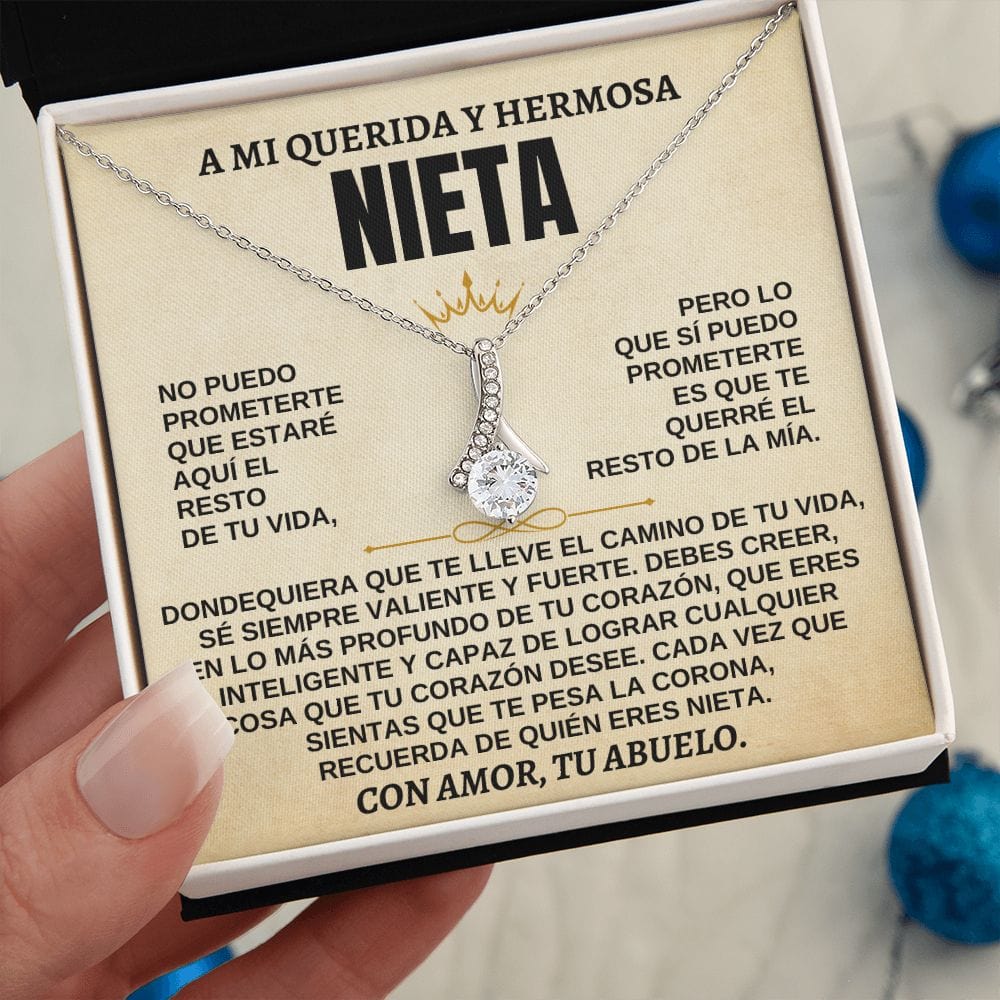 Jewelry A Mi Querida y Hermosa Nieta - Abuelo - Beautiful Gift Set - SS117SP