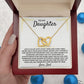 Jewelry [ALMOST SOLD OUT] To My Daughter - Love Dad - Beautiful Gift Set - SS372D