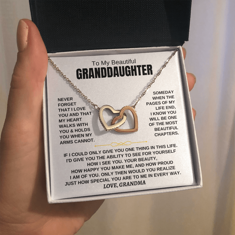 Jewelry [ALMOST SOLD OUT] To My Granddaughter - Love Grandma - Beautiful Gift Set - SS170V3