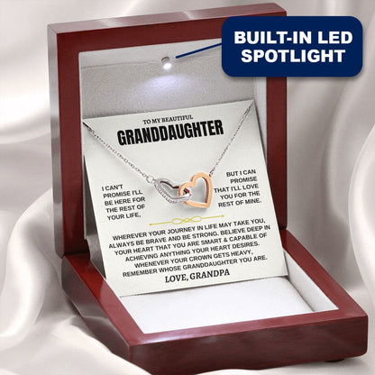 Jewelry [ALMOST SOLD OUT] To My Granddaughter - Love Grandpa - Beautiful Gift Set - SS117
