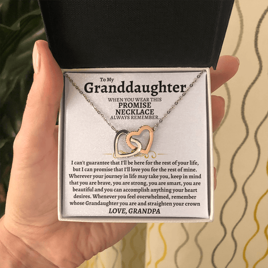 Jewelry [ALMOST SOLD OUT] To My Granddaughter - Love, Grandpa - Beautiful Gift Set - SS90