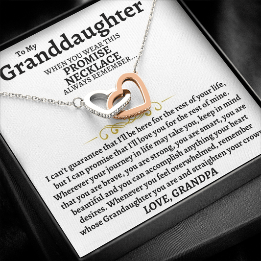 Jewelry [ALMOST SOLD OUT] To My Granddaughter - Love, Grandpa - Beautiful Gift Set - SS90