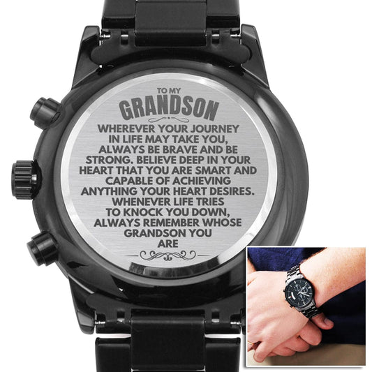 Jewelry (ALMOST SOLD OUT) To My Grandson - Beautiful Gift Set - SS109V2