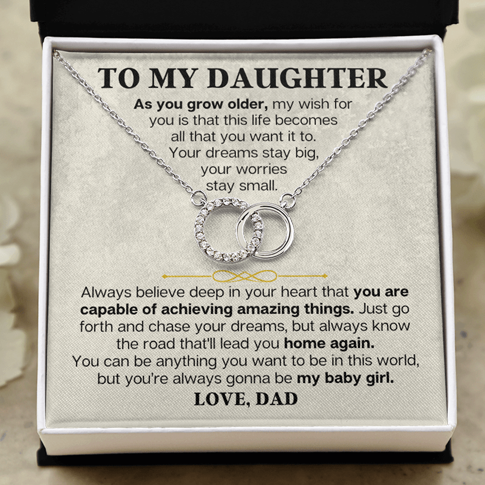 Jewelry Always Gonna Be My Baby Girl - Love, Dad - Beautiful Gift Set - SS189D