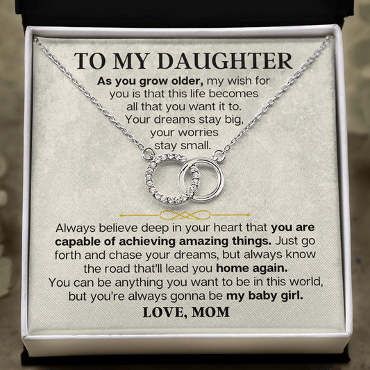 Jewelry Always Gonna Be My Baby Girl - Love, Mom - Beautiful Gift Set - SS189