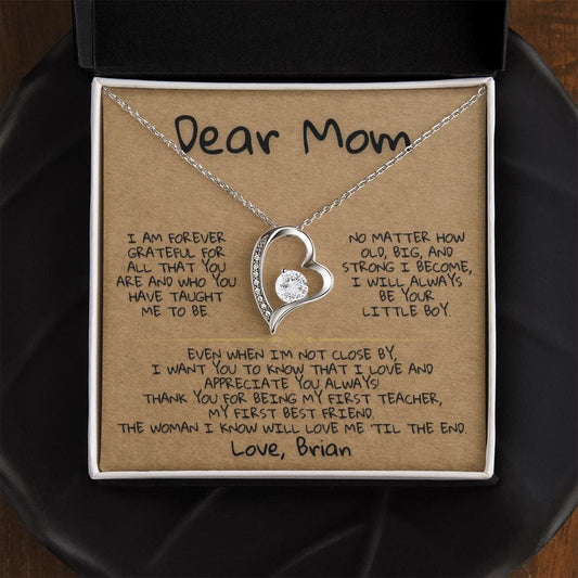 Jewelry Dear Mom - From Son - Necklace Gift Set - SS368