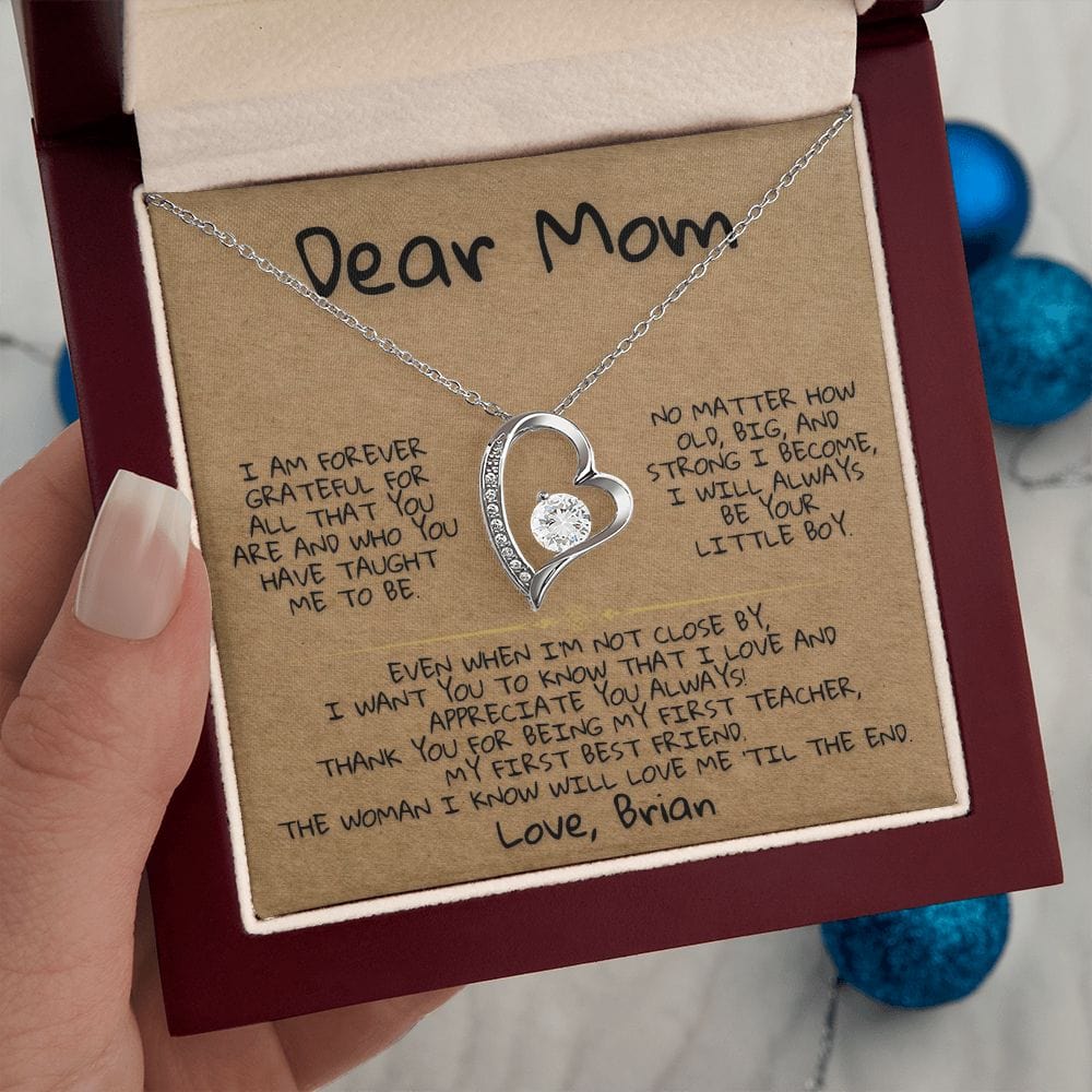 Jewelry Dear Mom - From Son - Necklace Gift Set - SS368