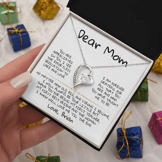 Jewelry Dear Mom - From Son - Necklace Gift Set - SS370