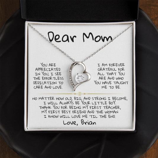 Jewelry Dear Mom - From Son - Necklace Gift Set - SS370