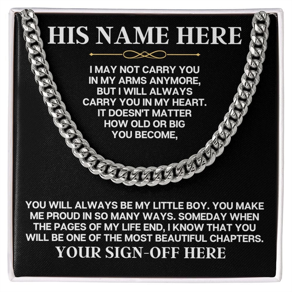 Jewelry Personalized - You Make Me Proud - Gift Set - SS270P