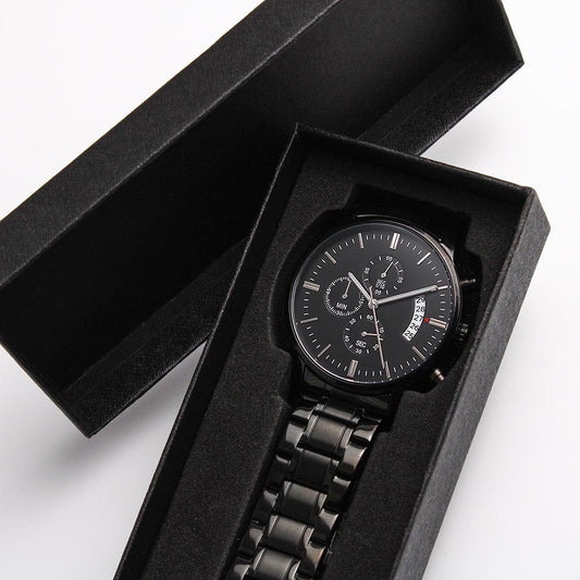 Jewelry *PRE-FATHERS DAY SALE (ALMOST SOLD OUT) - To My Stepped Up Dad - Engraved Premium Watch - SS234