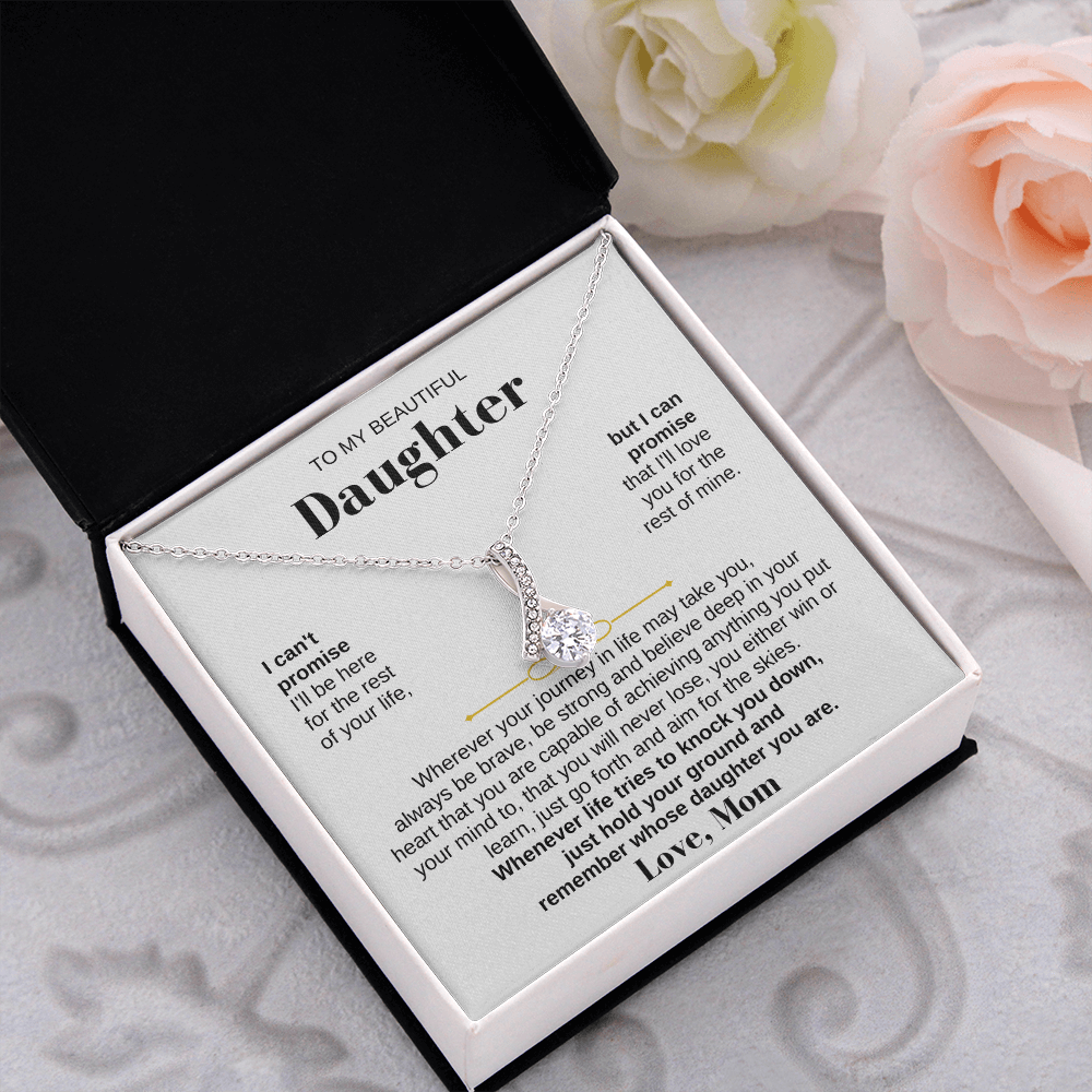 Jewelry "Remember Whose Daughter You Are" Love, Mom - Beautiful Gift Set - SS164