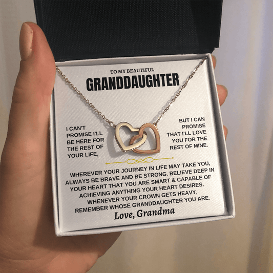 Jewelry "Remember Whose Granddaughter You Are" Love Grandma - Beautiful Gift Set - SS117-GRNM