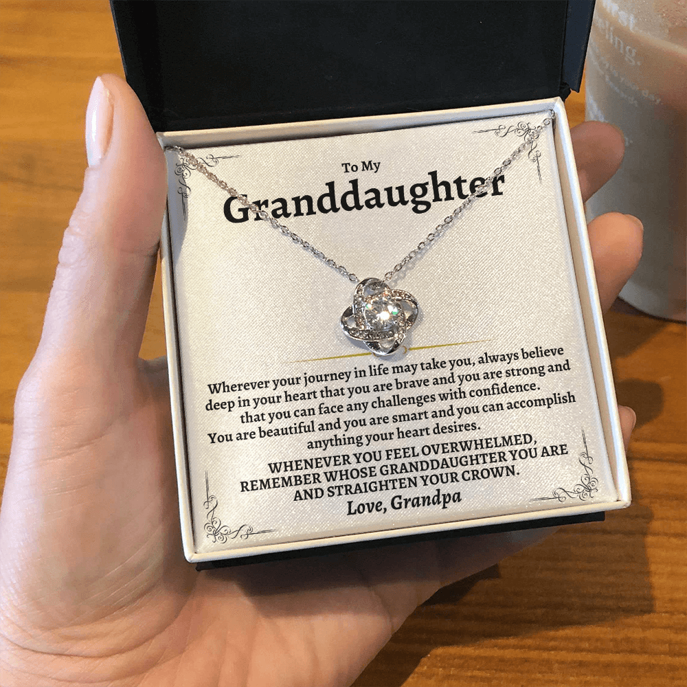 Jewelry "Remember Whose Granddaughter You Are" Personalized Gift Set - SS94