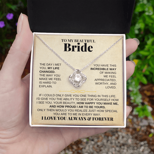 Jewelry To My Beautiful Bride - Beautiful Gift Set - SS162B