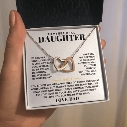 Jewelry To My Beautiful Daughter - Love Dad - Beautiful Gift Set - SS200