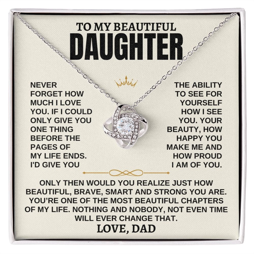 Jewelry To My Beautiful Daughter - Love Dad - Beautiful Gift Set - SS277