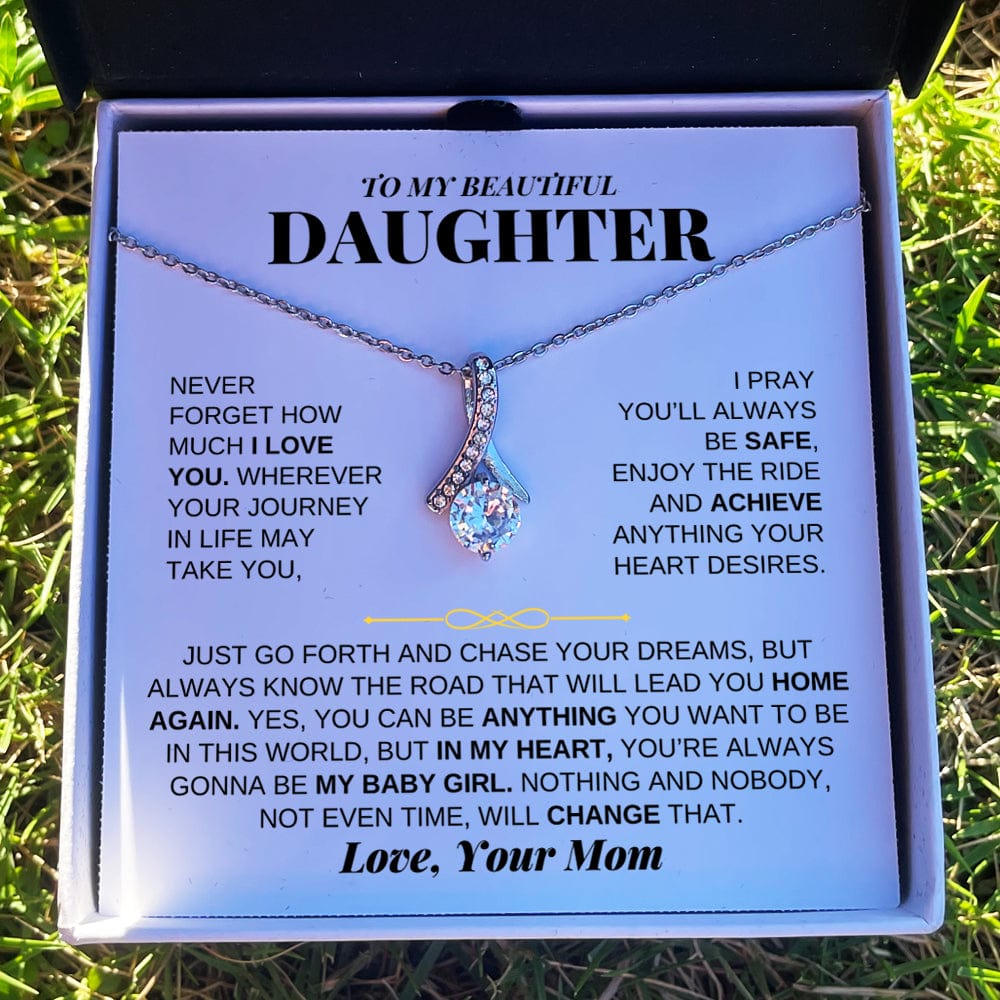 Jewelry To My Beautiful Daughter - Love Knot Gift Set - From Mom - SS224