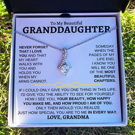 Jewelry To My Beautiful Granddaughter - Love Grandma - Gift Set - SS170