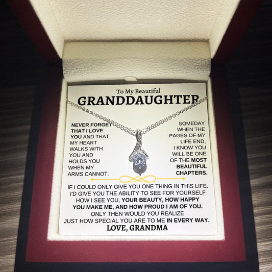 Jewelry To My Beautiful Granddaughter - Personalized Gift Set - SS170