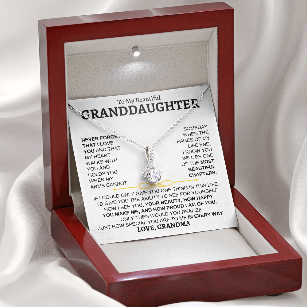 Jewelry To My Beautiful Granddaughter - Personalized Gift Set - SS170