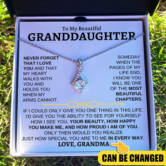 Jewelry To My Beautiful Granddaughter - Personalized Gift Set - SS170