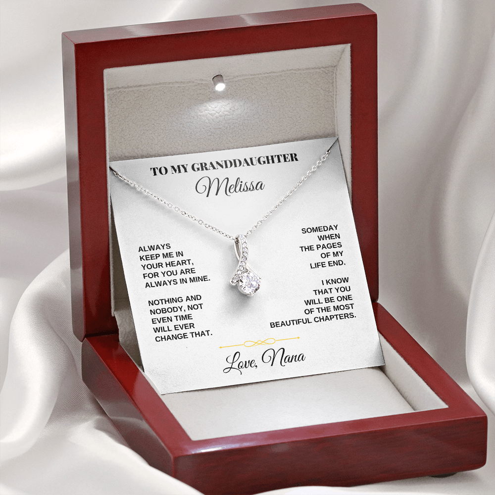 Jewelry To My Beautiful Granddaughter - Personalized Gift Set - SS252