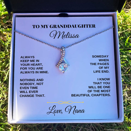 Jewelry To My Beautiful Granddaughter - Personalized Gift Set - SS252