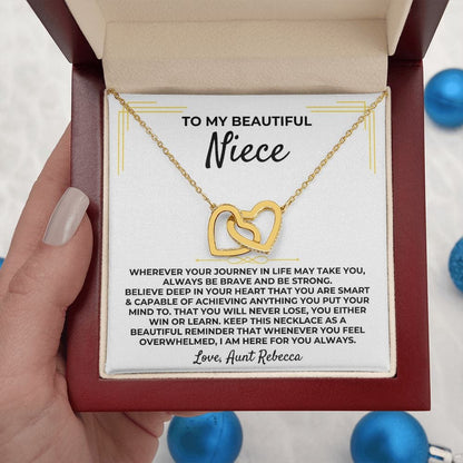 Jewelry To My Beautiful Niece - Personalized Gift Set - SS384