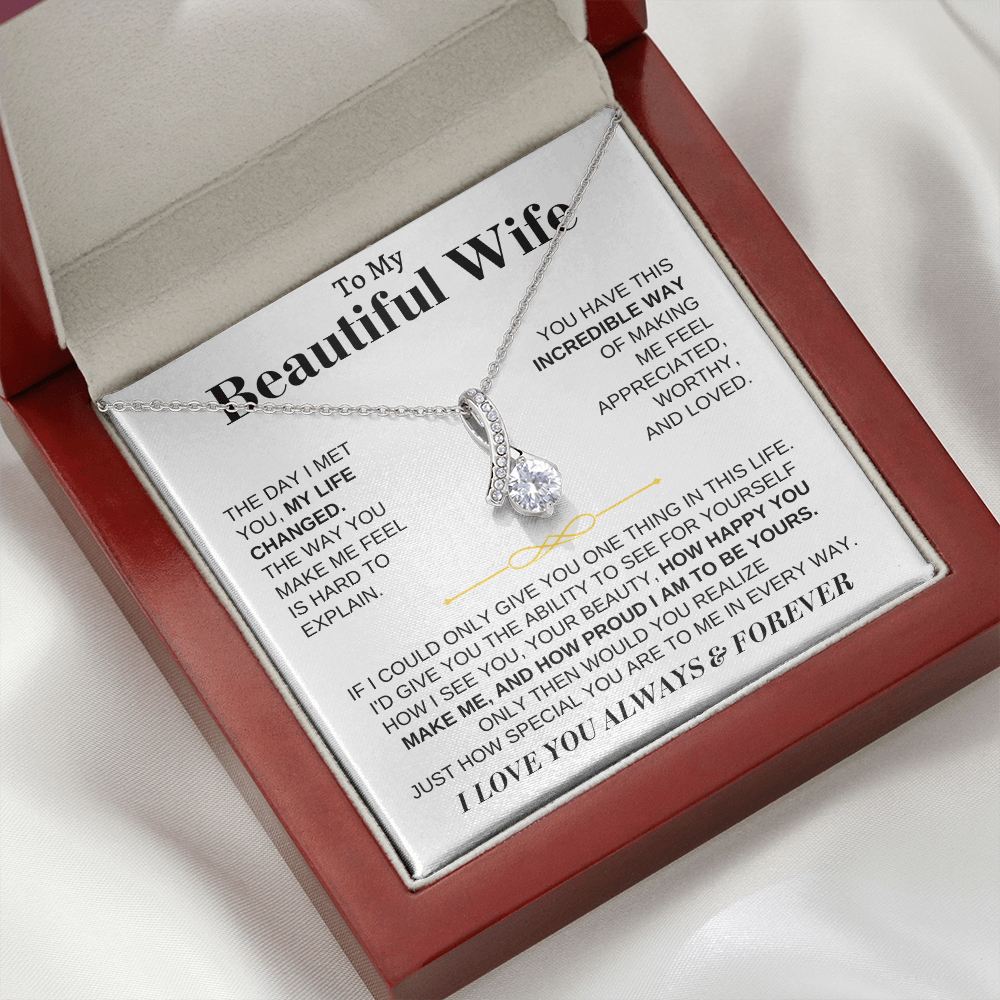 Jewelry To My Beautiful Wife - Beautiful Gift Set - SS162W